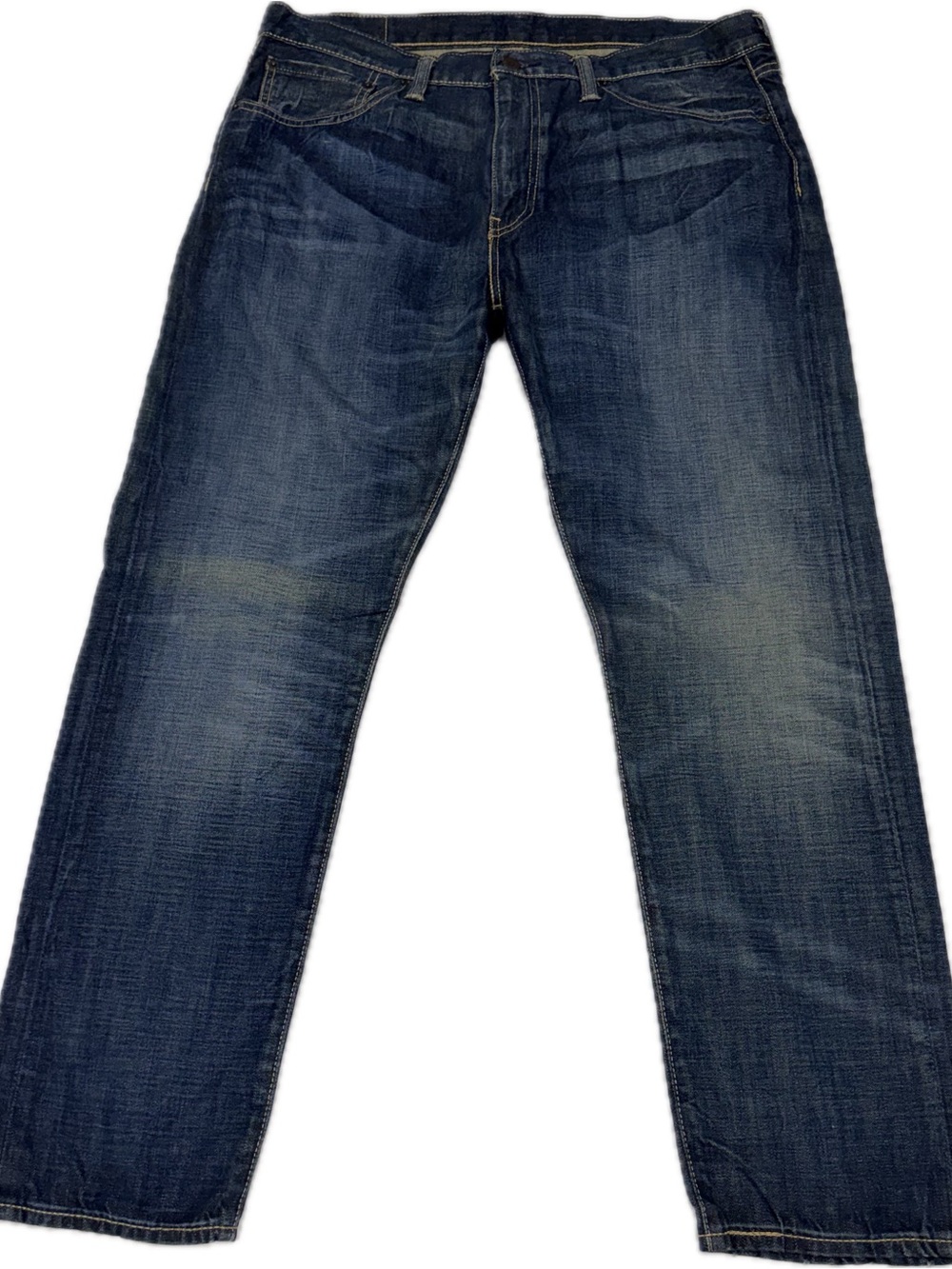 Levi's 508 Jeans Men's 36 X 29 Regular Tapered Fit Blue Distressed Denim Casual